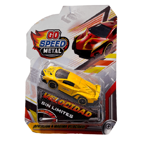 Auto Coleccionable Velocidad sín Límites Go Metal Speed ARI Amarillo