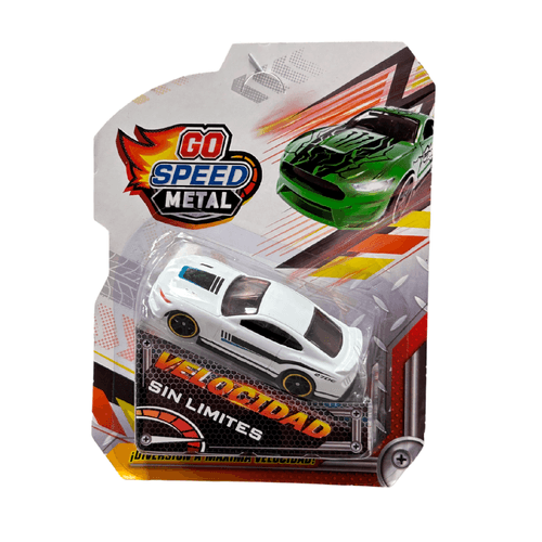 Auto Coleccionable Velocidad sín Límites Go Metal Speed 270E Blanco