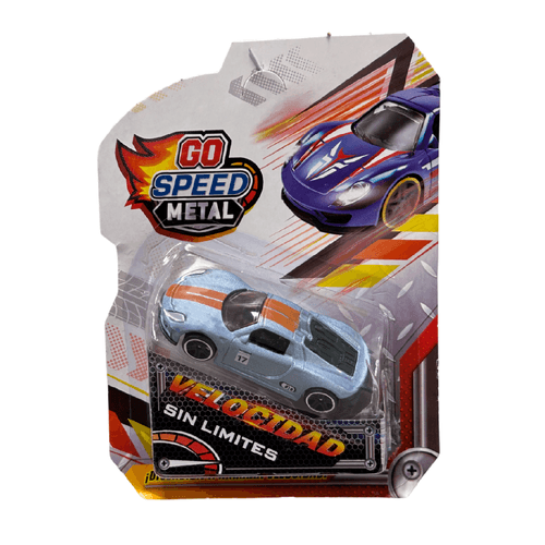 Auto Coleccionable Velocidad sín Límites Go Metal Speed 17 Gris
