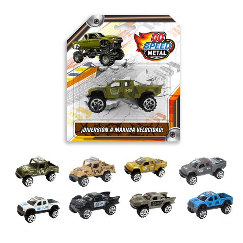Camioneta Colección Go Metal Speed Camo UN Verde