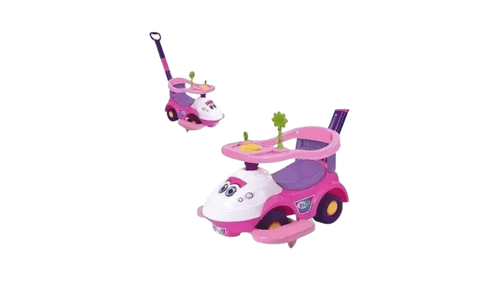 Rondi Andador Para Bebe 2 en 1 Con Barra De Arrastre Maxi Star Rosa