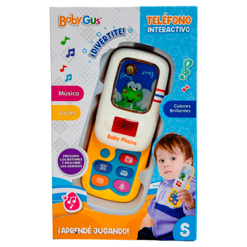 Juego Interactivo Teléfono Musical Tapita Blanca con Luz y Sonidos