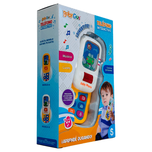 Juego Interactivo Teléfono Musical Tapita Blanca con Luz y Sonidos
