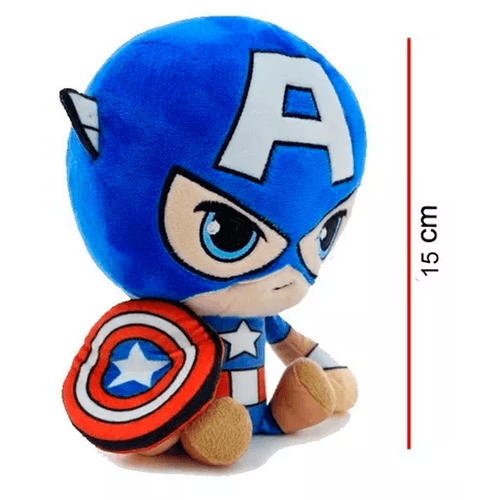 Peluche Capitan America 15cm Marvel
