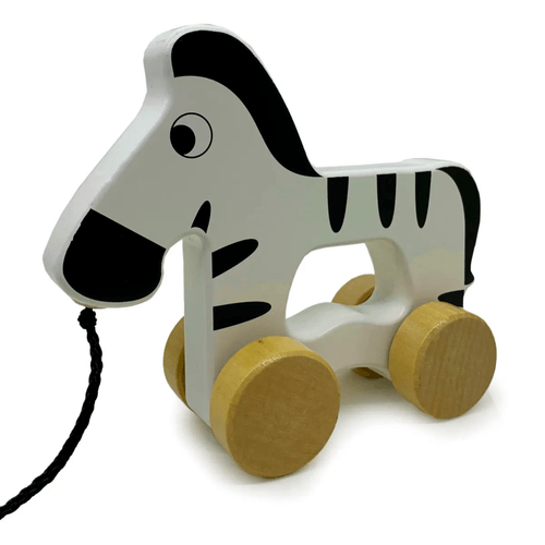 Juego Didáctico de Madera Arrastre Cebra