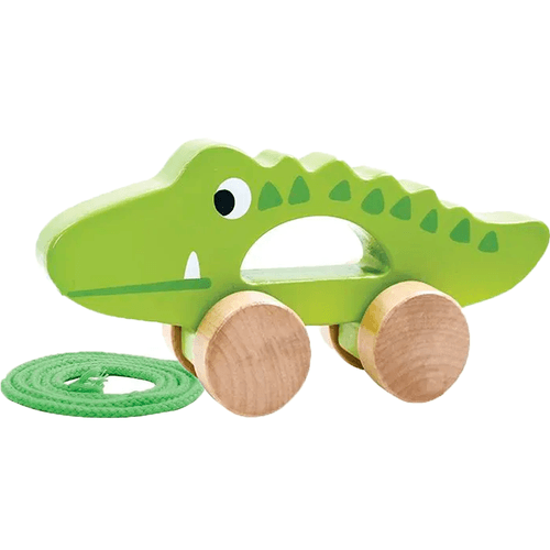 Juego Didáctico de Madera Arrastre Cocodrilo