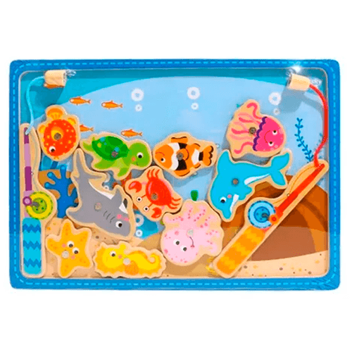 Juego Didáctico de Madera Tooky Toy Pesca