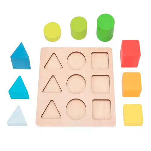 Juego Didáctico de Madera Tooky Toy Colores y Formas
