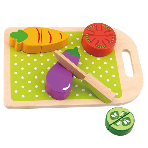 Juego Didáctico de Madera Tooky Toy Verdura para Cortar
