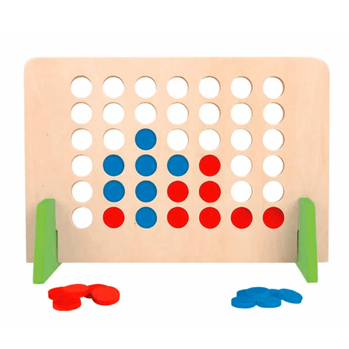 Juego Didáctico de Madera Tooky Toy 4 en Línea
