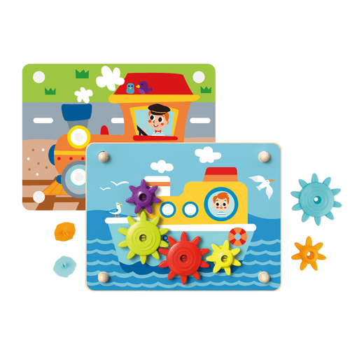 Juego Didáctico de Madera Tooky Toy Engranajes