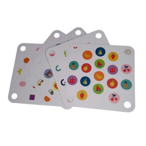 Juego Didáctico de Madera Tooky Toy Memoria con Forma de Manzana