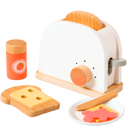 Juego Didáctico de Madera Tooky Toy Tostadora