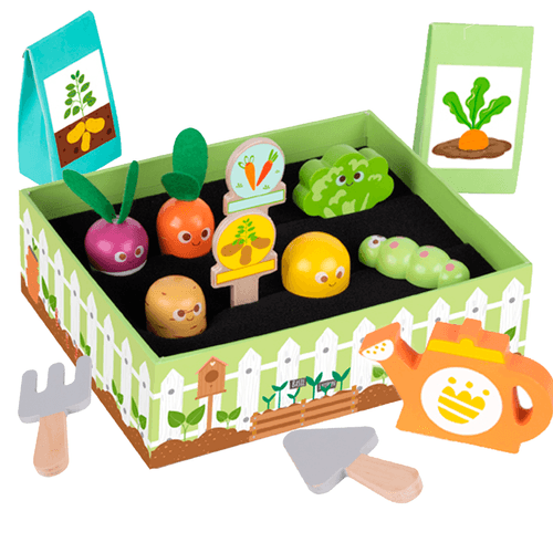 Juego Didáctico de Madera Tooky Toy Jardinería