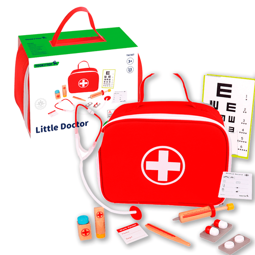 Juego Didáctico de Madera Tooky Toy Set Pequeño Doctor