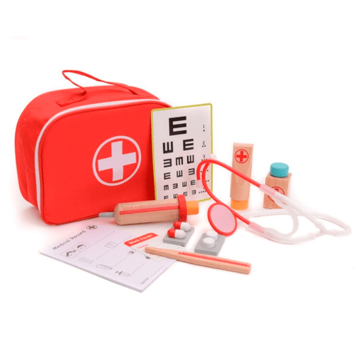 Juego Didáctico de Madera Tooky Toy Set Pequeño Doctor