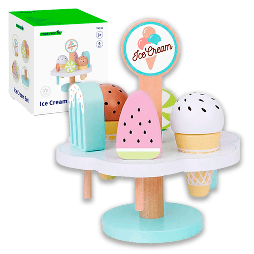 Juego Didáctico de Madera Tooky Toy Heladería