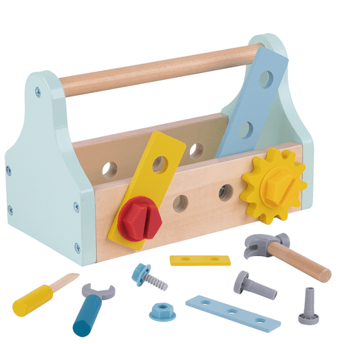 Juego Didáctico de Madera Tooky Toy Caja de Herramientas