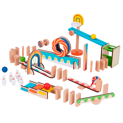 Juego Didáctico de Madera Tooky Toy Dominó