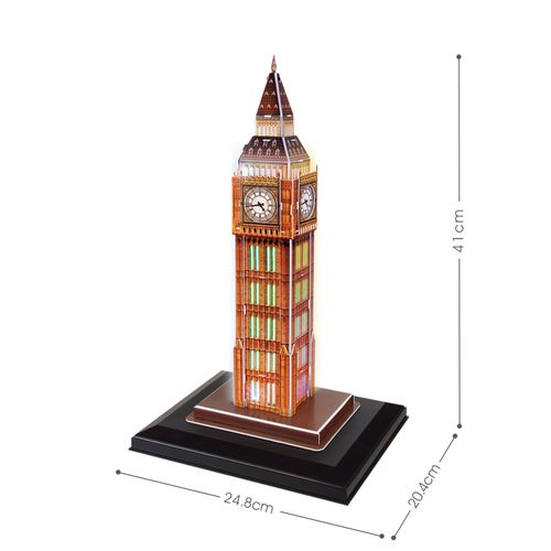 Cubic Fun Rompecabeza 3D Con LED Big Ben Londres 28 Piezas