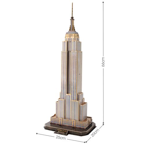 Cubic Fun Rompecabeza 3D National Geographic Empire State Nueva York 66 Piezas