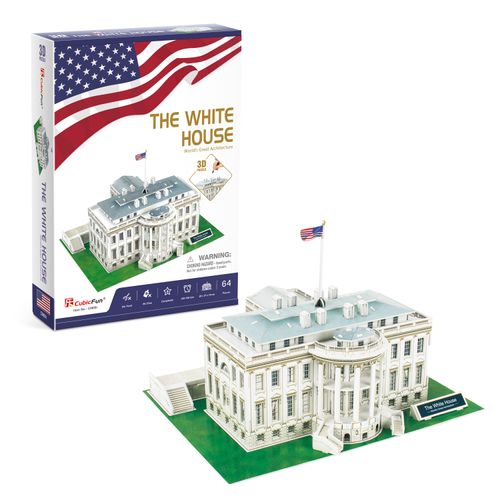 Cubic Fun Rompecabeza 3D La Casa Blanca 64 Piezas