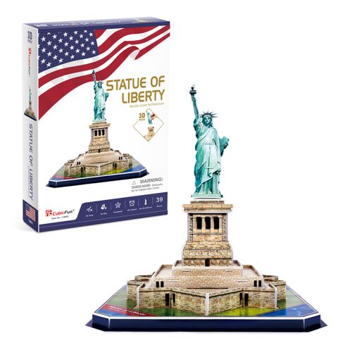 Cubic Fun Rompecabeza 3D Estatua de la Libertad 39 Piezas