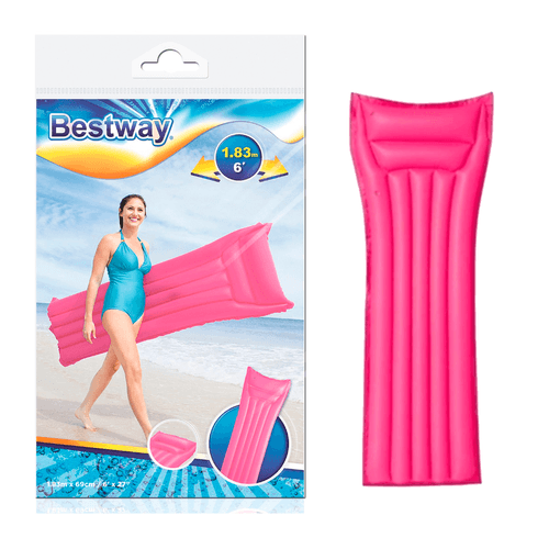 Colchoneta Inflable Lisas 180 x 70 Cm Rosa
