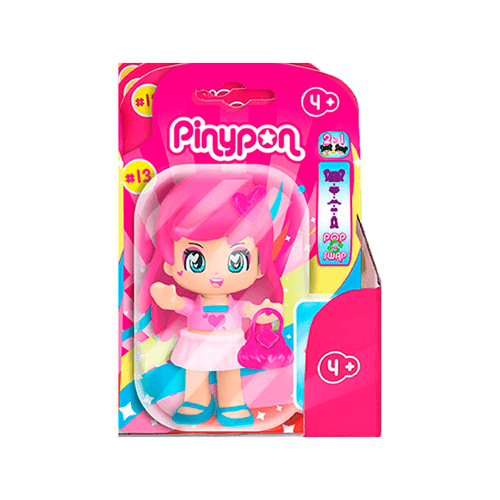 Pinypon Figuras Individual Serie Emociones Rosa