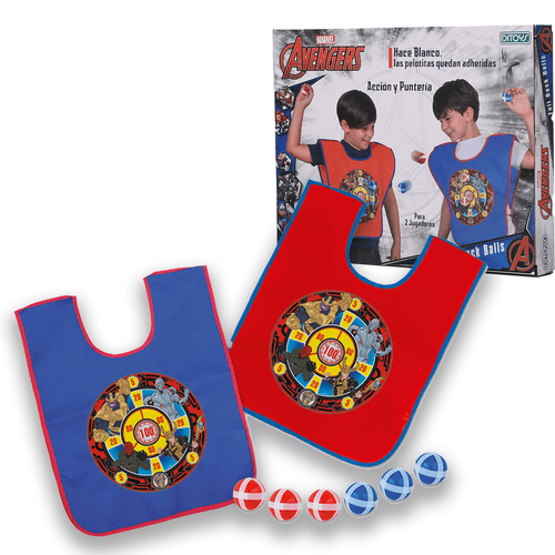 Playset Pelotas Adhesivas Avenger Incluye Chalecos