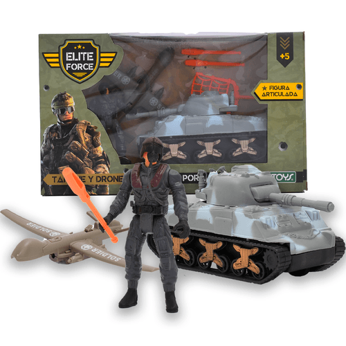 Tanque y Drone de Combate Elite Force