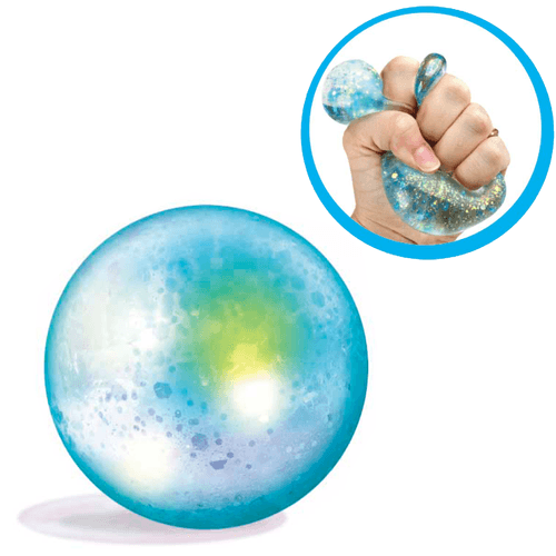 Squishy Metallic Ball Celeste