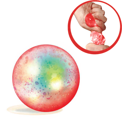 Squishy Metallic Ball Rojo