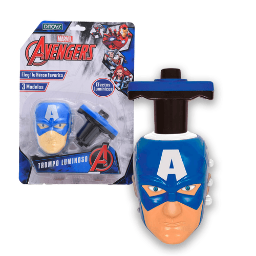 Trompo Lumínoso Avengers Capitán América