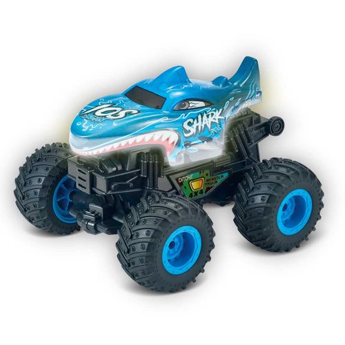 Beast Monster Truck a Fricción 1:16 Shark Azul