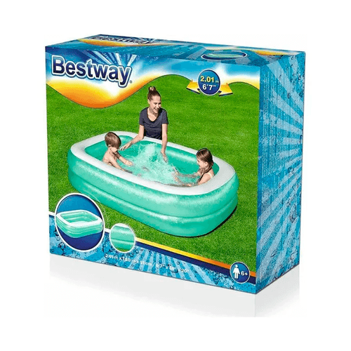 Pileta Bestway Aqua Rectangular Familiar 201 x 150 cm.