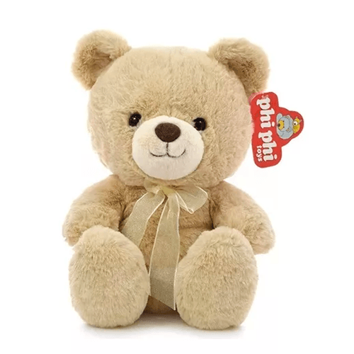 Peluche Oso Sentado de 30 cm Beige