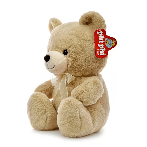 Peluche Oso Sentado de 30 cm Beige