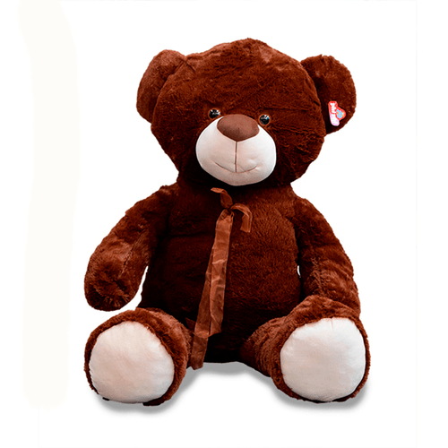 Peluche Oso Sentado de 100 cm Marrón Oscuro