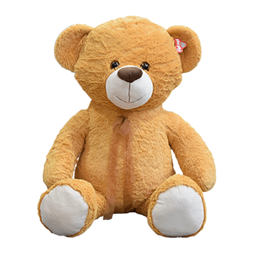 Peluche Oso Sentado de 100 cm Marrón Claro
