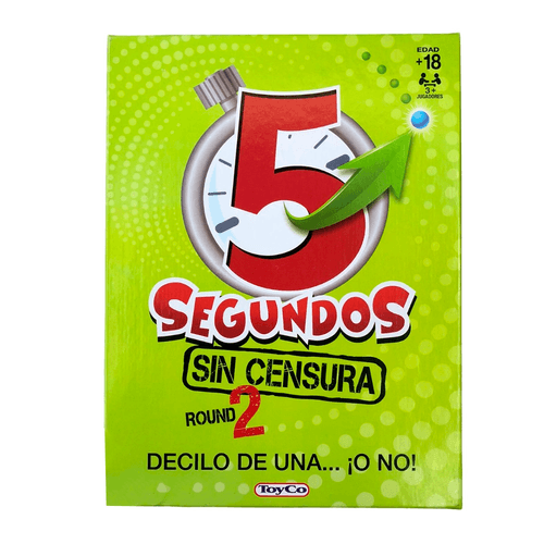 Juego de Mesa 5 Segundos Sin Censura Round 2