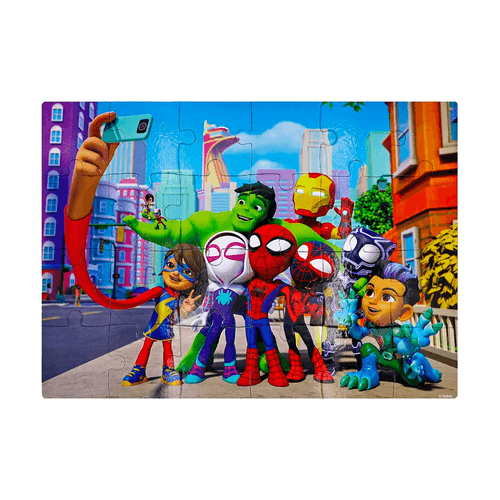 Puzzle de 24 Piezas Selfie de Spidey y Amigos
