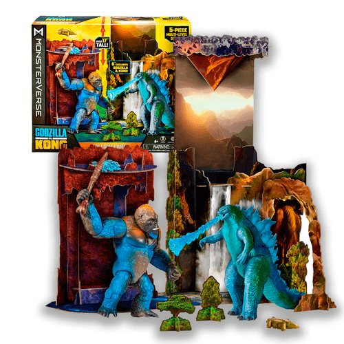 Godzilla vs Kong Diorama Story in a Box