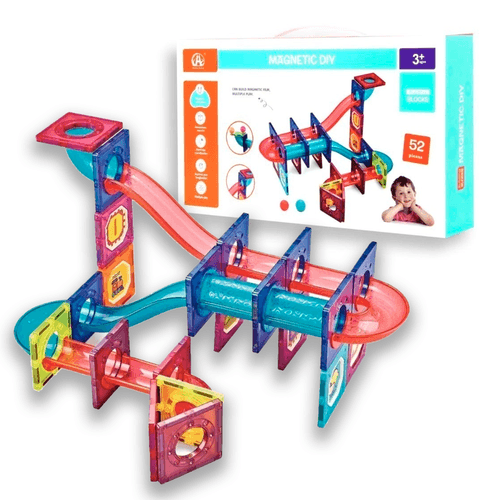 Magnetic Diy Laberinto de Bolitas 52 Piezas