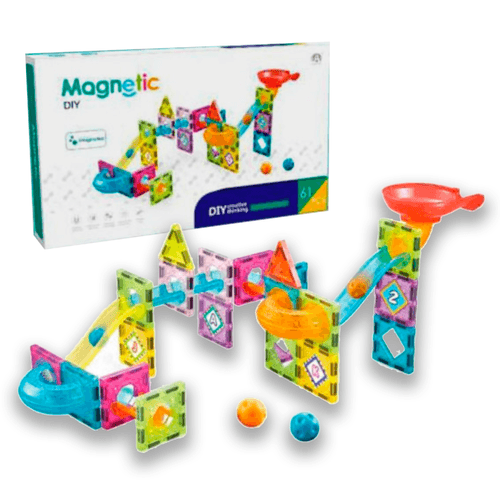 Magnetic Diy Laberinto de Bolitas 61 Piezas