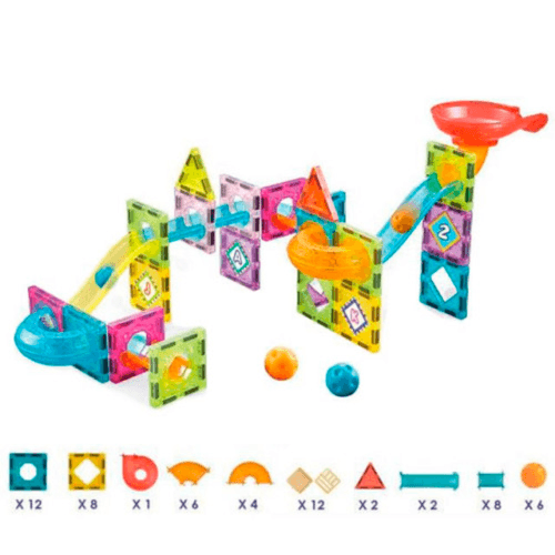 Magnetic Diy Laberinto de Bolitas 61 Piezas