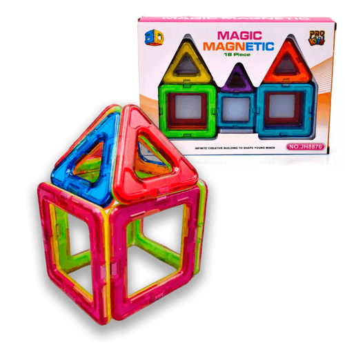 Magic Magnetic Bloques Para armar 18 Piezas