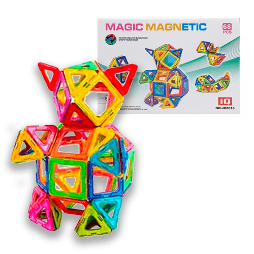 Magic Magnetic Bloques Para armar 68 Piezas