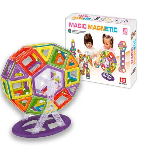 Magic Magnetic Bloques Para armar 58 Piezas