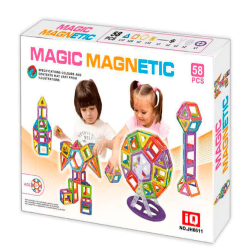 Magic Magnetic Bloques Para armar 58 Piezas